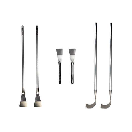 Flachdach Set 1 (2 x Flachdachkellen Set (30 & 100cm) + 2 x Rollenzieher)