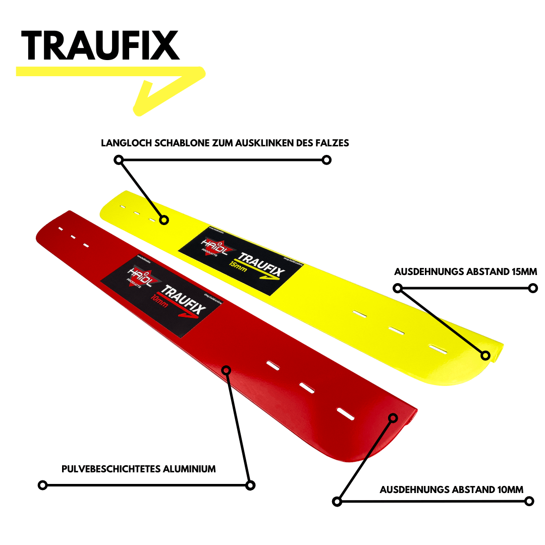 Spengler Set (1 x GRATIS Anschlagswinkel + 1 x TRAUFIX Set + 1 x RoofersBox)