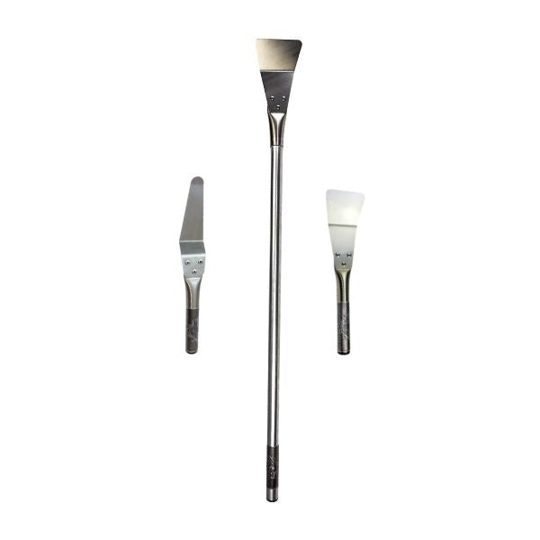 Flachdachkellen-Set 3-teilig von HAIDL: Flachdachkelle 105 cm, Flachdachkelle 33 cm und Dachzungenkelle