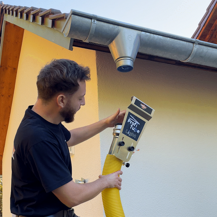ProfiTube Light leitet Regenwasser ab
